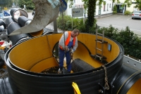 Entlastungsschacht aus Profilwickelrohr DN 3000