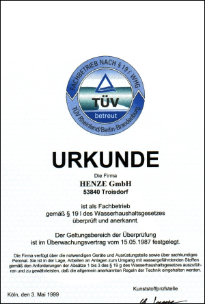 Urkunde